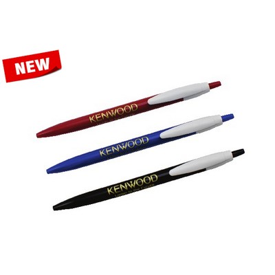 Plastic Click Top Ball Point Pen