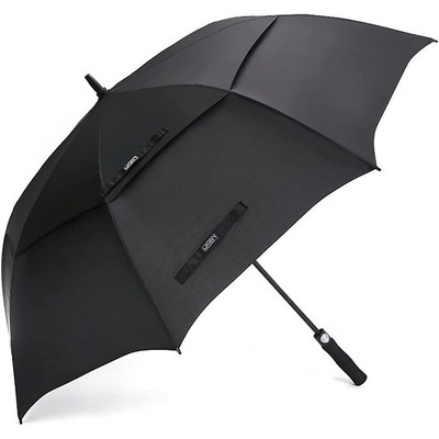 47/54/62/68 Inch Automatic Open Golf Umbrella Oversize Extra Large Double Canopy Vented Windproof Wa