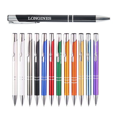 Aluminum Press Ballpoint Pen