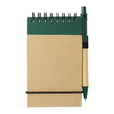 Spiral Recycled Jotter With Pen