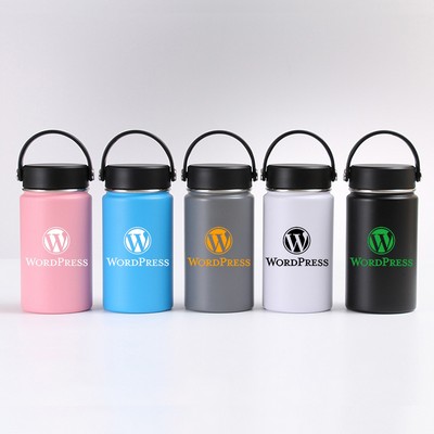 12 oz Wide Mouth Bottle with Flex Sip Lid