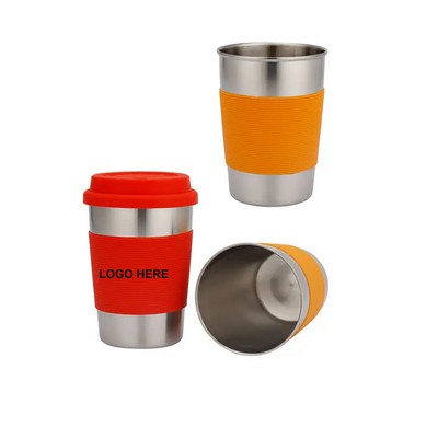 Coffee Mug With Silicone Lid