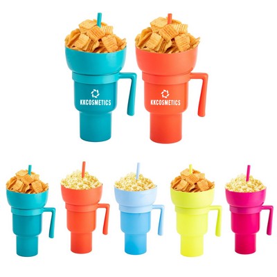 Stadium Tumbler with Snack Container