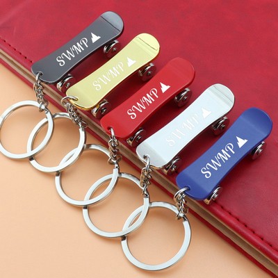 Mini Skateboard Keychain