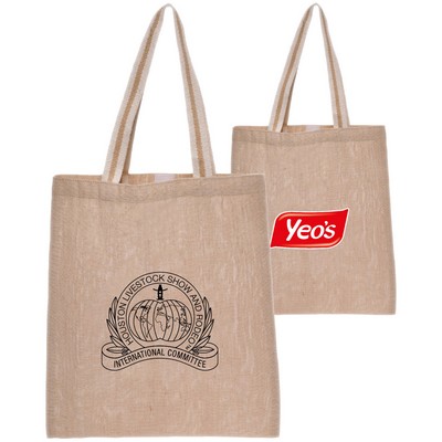 Eco Friendly Casual Jute Tote Bag