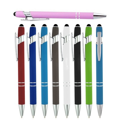 Soft Touch Metal Pen with Rita branding