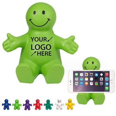 Smiley Face Guy Stress Reliever Phone Holders