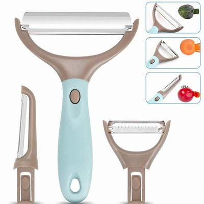 3-in-1 Vegetable Peeler with Detachable Handle