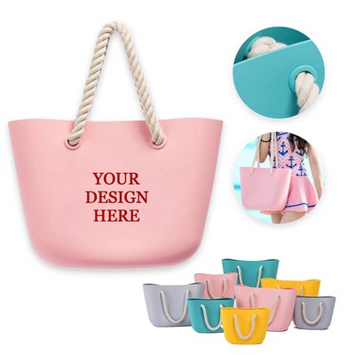 Waterproof Silicone Beach Tote