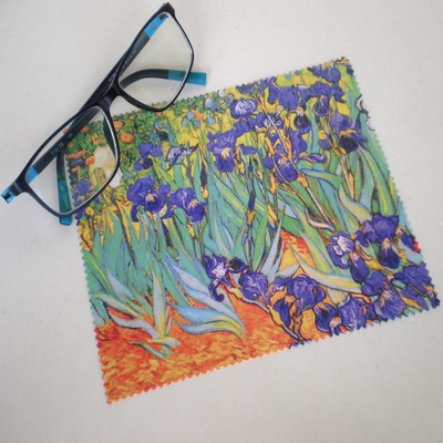 6" x 6" Dual Sided Sublimation Microfiber Eyeglass Cleaning Cloth