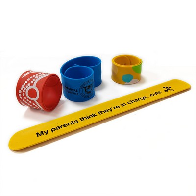 8 1/2" Silicone Snap Bracelet