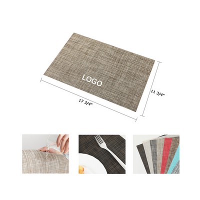 PVC Woven Dining Table Mat