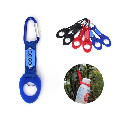 Aluminum Carabiner with Rubber Grip