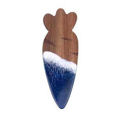 Carrot Wave Resin Cutting Board 11.8*4.3*0.6 inches