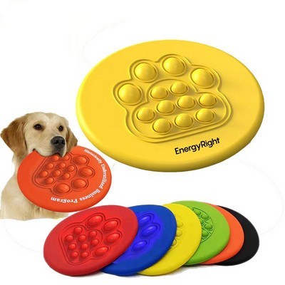 Push Pop Stress Reliever Flying Disc