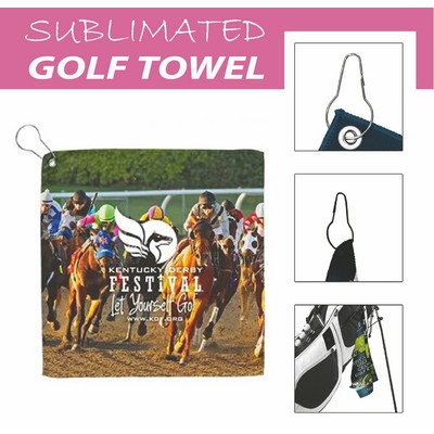 15" Full Color Golf Towel