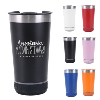 16oz Wireless Speaker Cup with Bottle Opener