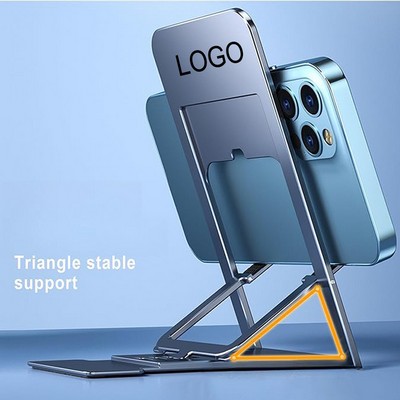 5"x3" ABS Anti-Slip Foldable Adjustable Phone Holder Stand