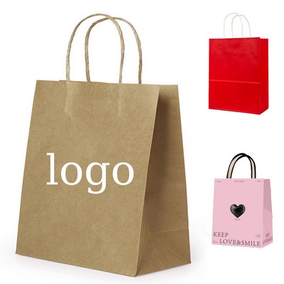 Customized Kraft Paper Gift Bags