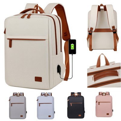 Business Laptops Backpack With USB Charging Port