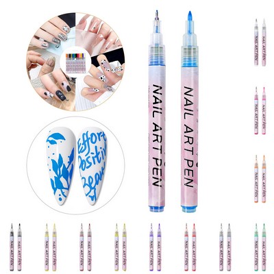 12 Colors Nail Art Graffiti Pen