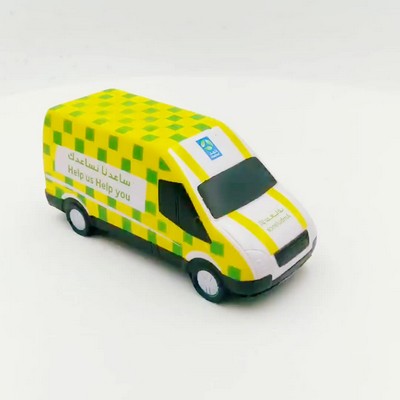 Foam Ambulance Shaped Stress Ball