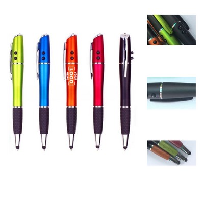 Stylus Pen with LED Light and Laser Pointer