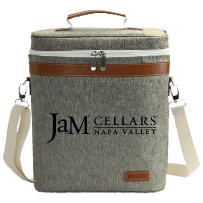 3-Bottle Insulated Wine Tote Carrier