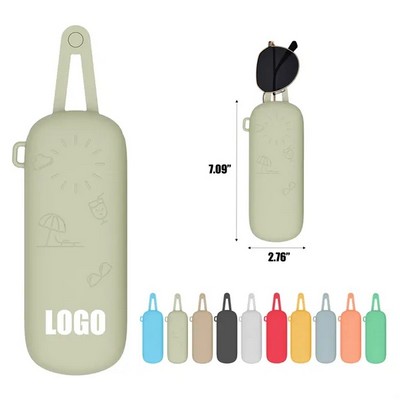 Portable Silicone Dustproof Glasses Cosmetic Bag