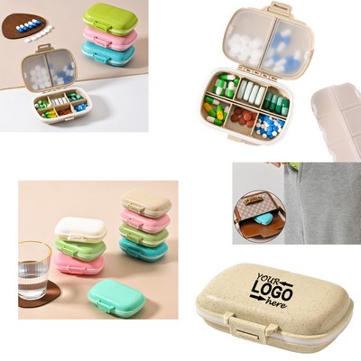 Portable Dust-Proof And Moisture-Proof Eight-Cell Pill Box