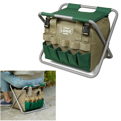 Portable Garden Stool with Removable Storage Bag