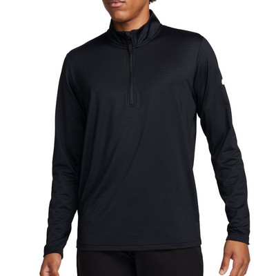 Nike® Dri-Fit Victory Men's Golf Half Zip Sweater- Black