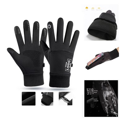 Winter Waterproof Touch Screen Gloves Anti Slip