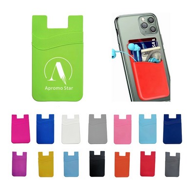 Silicone Double Layer Phone Wallet