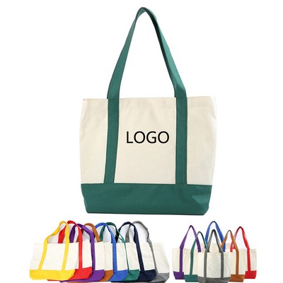 Classic 12oz Cotton Canvas Tote Bag