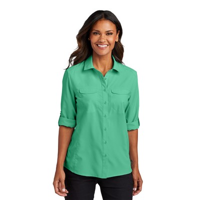 Port Authority® Women's Long Sleeve UV Daybreak Shirt