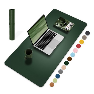 Oversize Leather Waterproof Double-sided Desk Pad