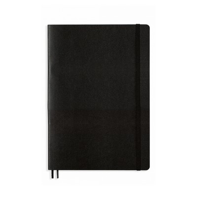 B5 Hardcover Composition Notebook - Black, Ruled Pages