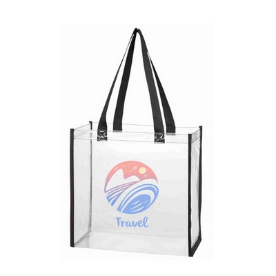 Clear Vinyl Tote Bag