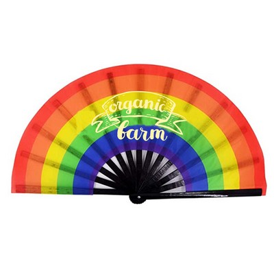 Rainbow Handheld Fan