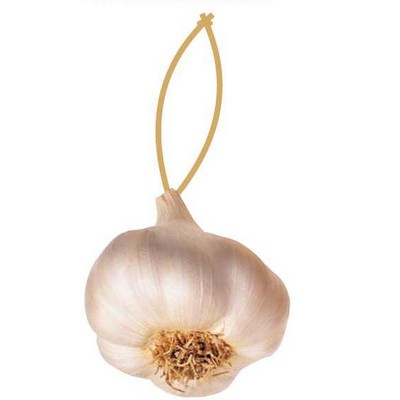 Garlic Promotional Ornament w/ Black Back (4 Square Inch)