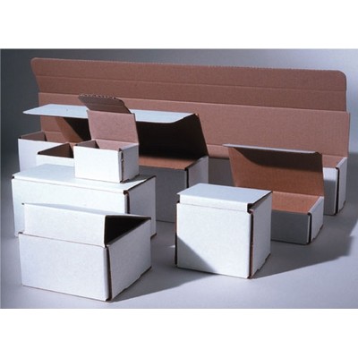 White Corrugated Mailer Box (8"x4"x4")