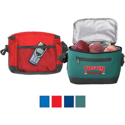 Six-Pack Cooler w/Front Zippered Pocket