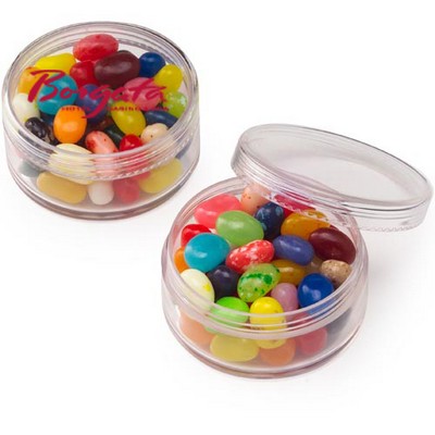 Round Container w/ Jelly Belly® Jelly Beans (1.5 Oz.)