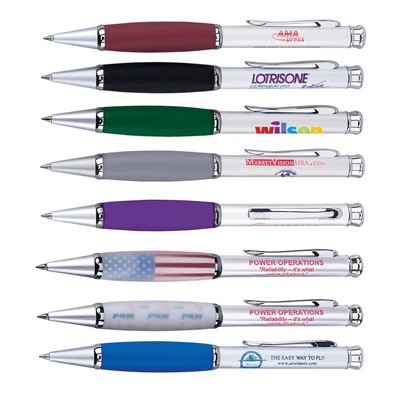 Boreas-I Twist Action Ballpoint Pen w/Cross Style Refill