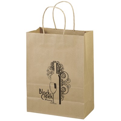 Eco Jenny - Kraft-Brown Shopper - Flexo Ink Print