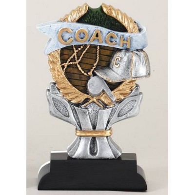 Ric Resin Impact Series Coach Trophy - 6"