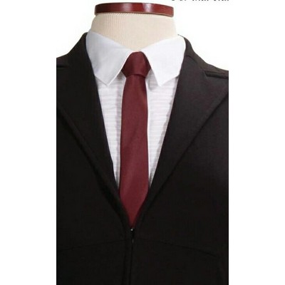 Maroon Skinny Tie