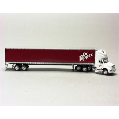 White International 8600 Day Cab w/ Airfoil & Single Rear Door, 1/64 scale Die Cast