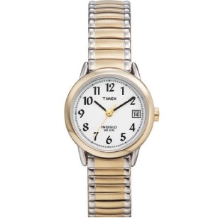 Timex Gold/Silver Trim Core Easy Reader Mid-Size Watch